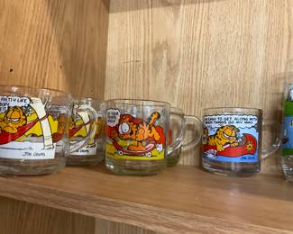 1978 McDonalds Garfield Glasses
