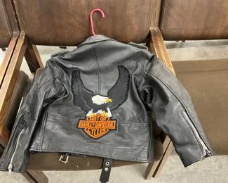 Harley Davidson Leather Jacket Size 12