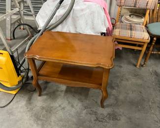 Wood End Table