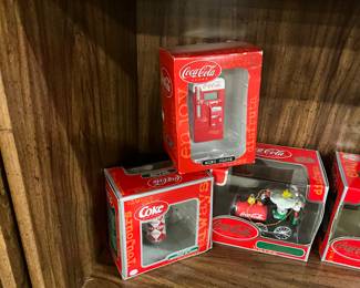 Assorted Coca Cola Ornaments