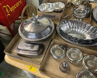 Assorted Silver Plated Items