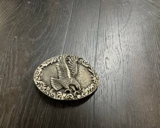 Eagle Pewter Belt Buckle