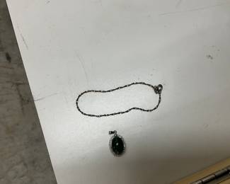 Sterling Silver Bracelet & Pendant
