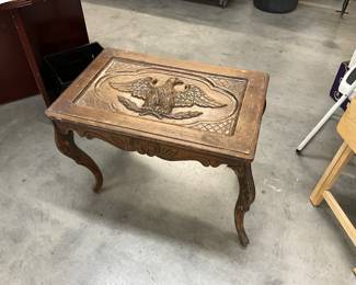 Carved Eagle Coffee Table