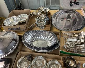 Assorted Silver Plated Items