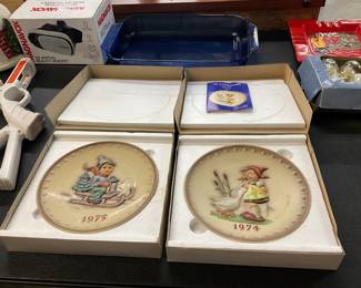 1974 & 1975 Annual Goebel Hummel Annual Collector Plates