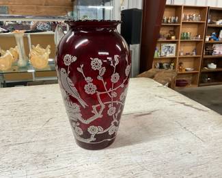 Anchor Hocking Ruby Red Vase