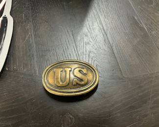 US Civil War 1939 Pattern Brass Belt Buckle
