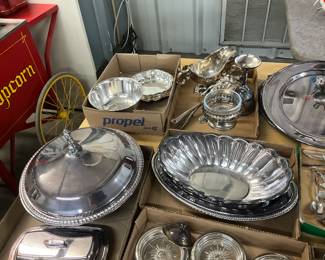 Assorted Silver Plated Items