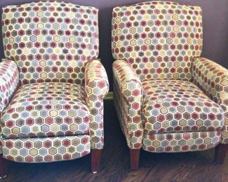 Patterned Upholstery Recliners