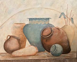Pottery, Textured Art by Jennie Knapp