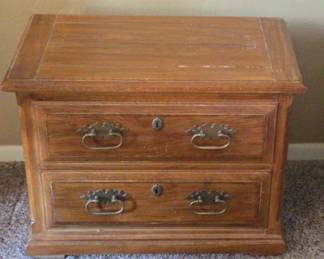 Drexel Oak Nightstand