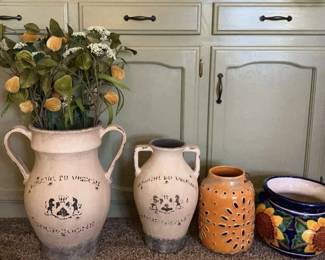 Decorative Jugs And Flower Pots