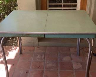 Vintage Turquoise Table