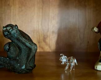 The glass elephant is sold.