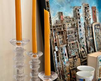 The candleholders are sold.