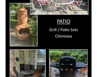 Grill / Patio Furniture / Chiminea