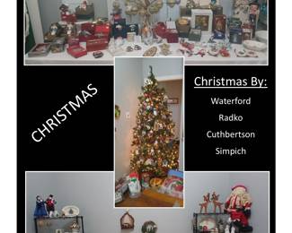 Waterford, Christopher Radko, Cuthbertson, Simpich, Christmas