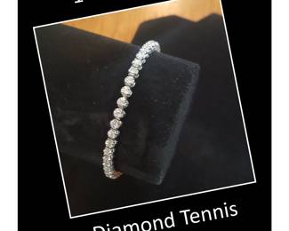 14K Gold Diamond Tennis Bracelet