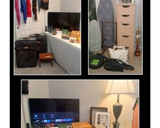 John Hart Luggage / Smart TV / Vintage Games / Iron / Ironing Board / Irobot vacuum / Orek Vacuum / Electronics