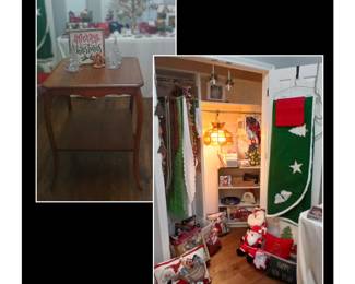 Vintage Christmas / Side Table