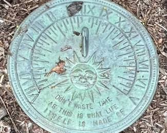 Garden sundial
