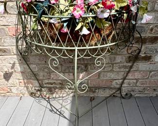 Wrought iron planter