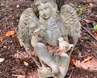 Cement garden Angel