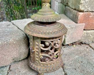 Cast iron lantern