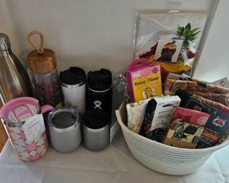 Most items in the basket are brand new