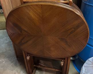 TV tray set
