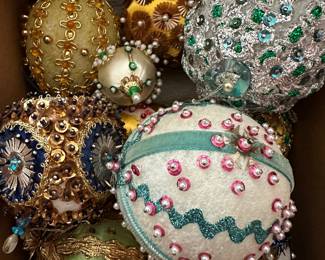 Vintage ornaments (more pics to follow!)