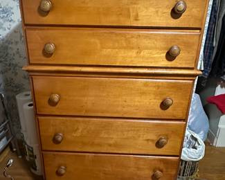 Crawford Furniture tall chest of drawers