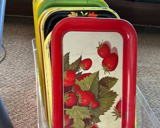 Vintage snack trays