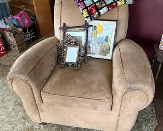 Upholstered armchair