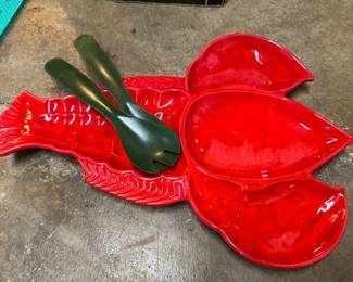Lobster serving dish...