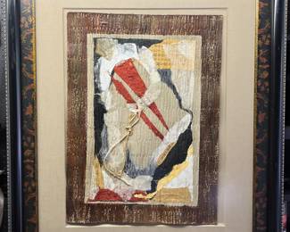 LARGE MIXED MEDIA ART WORK