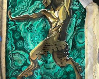 LARGE OIL ON CANVAS PAINTING