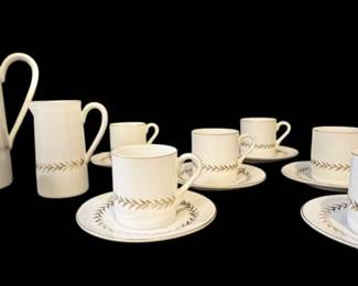 Beautiful Porcelain China Coffee Service