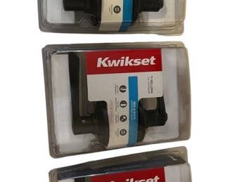 NIB Kwikset Venetian Bronze Lever Handles