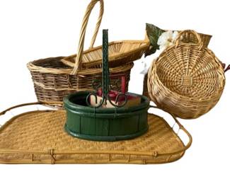 Collection Of Wicker Baskets