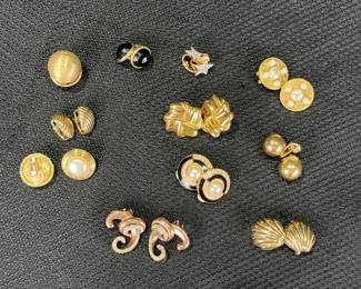 Vintage Earring Assortment Featuring Swarovski Star Earrings