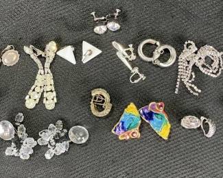 Assorted Earrings Featuring Vintage Jewelry