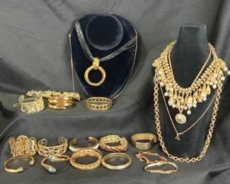 Gold Tone Jewelry Assortment
