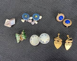 Vintage Earring Assortment Featuring Monet, Old Salem, and Napier