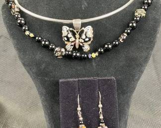 Murano Style Blown Glass Jewelry Assortment