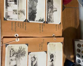 Nice black-and-white photo albums, early 1900s