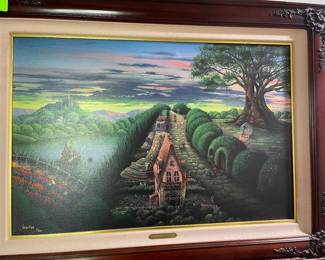 Groovy art with certificates