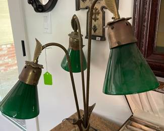 Cool lamps with antique bases