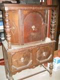 antique oak hutch